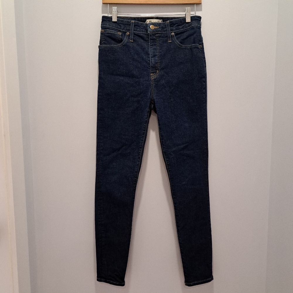 Madewell Curvy High-Rise Skinny Lucille Indigo Wash Minimalist Normcore Jeans 28 - Picture 2 of 16